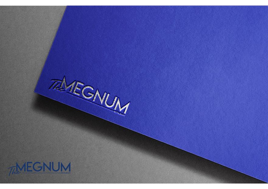 The Megnum Restoranı İçin Logo Tasarım. yarışmasına tasarımcı hilalcabas tarafından sunulan  tasarım 