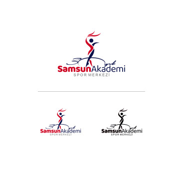 Samsun Akademi markasını oluşturmak  yarışmasına tasarımcı grafikodam tarafından sunulan  tasarım