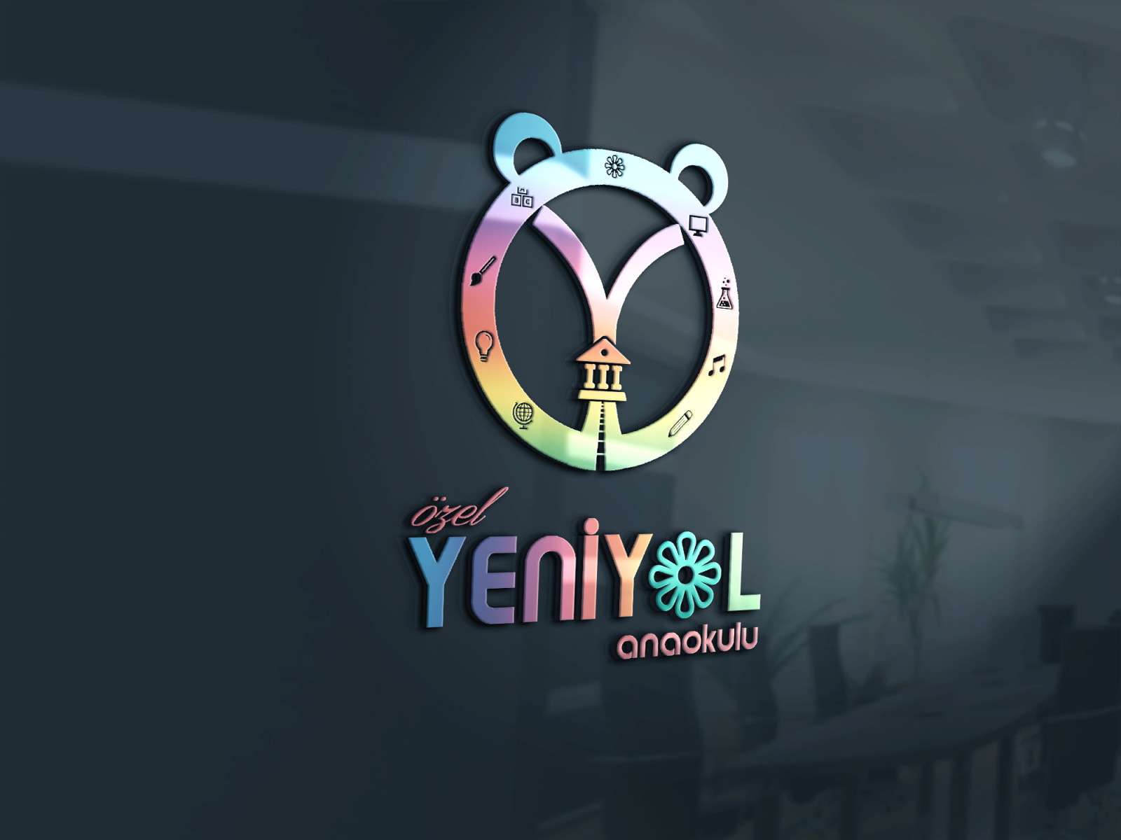 Tasarlayan Tolgaaxu-yeniyol anaokulumuza dikkat çekici logo 