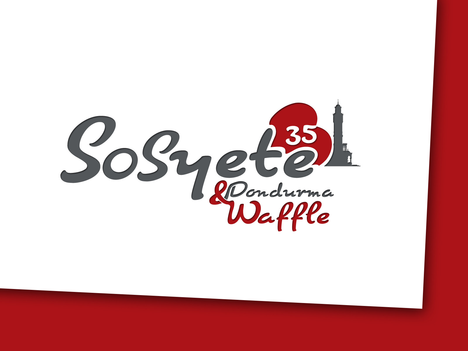 Tasarlayan grfkismail-waffle&dondurma cafe için logo 