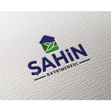Şahin Gayrimenkul Logo + Kurumsal Kimlik yarışmasına tasarımcı pinkselldesign tarafından sunulan  tasarım 