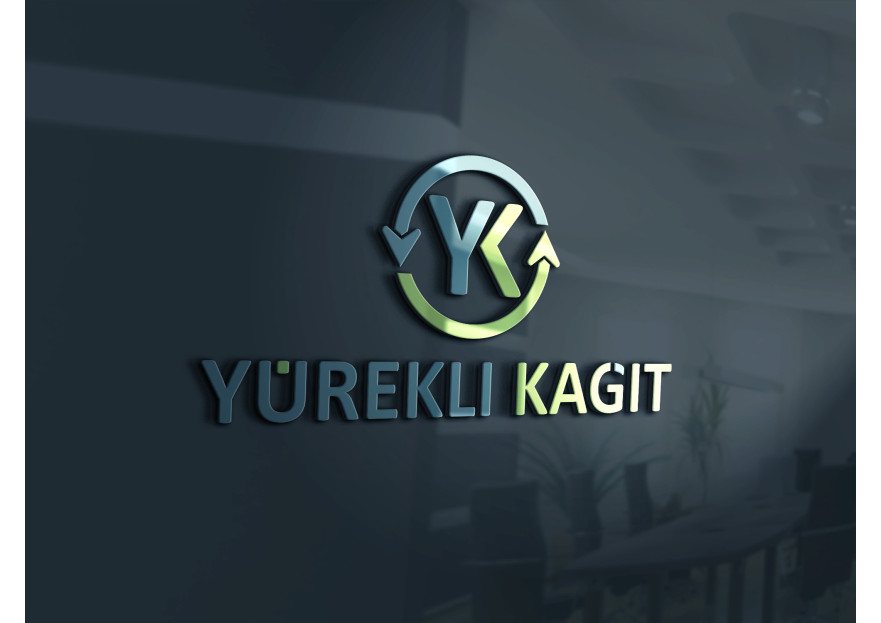 Yürekli Kağıt Yeni Logosunu Arıyor. yarışmasına tasarımcı Ahenk tarafından sunulan  tasarım 