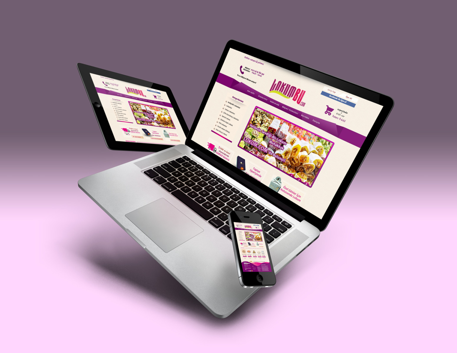 Tasarlayan mycreative-Lokumun yeni merkezi LokumBu.com'a Logo