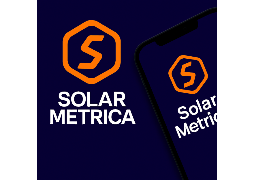 solarmetrica.com İçin Yenilikçi Logo yarışmasına tasarımcı inanç doğan tarafından sunulan  tasarım 