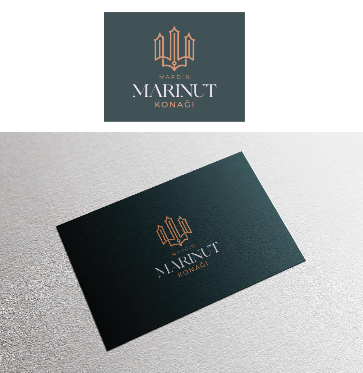 Tasarlayan Cucis-Mardin Marinut Konağı Logo Çalışması