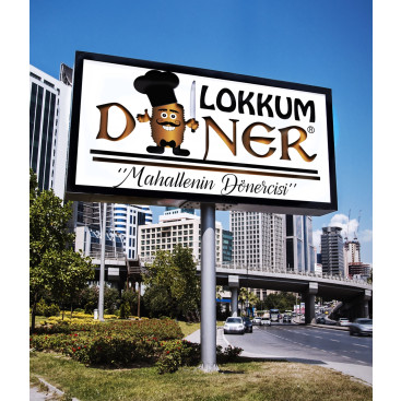 LOKKUM DÖNER LOGO TASARIMI yarışmasına tasarımcı GhostSpy tarafından sunulan  tasarım 