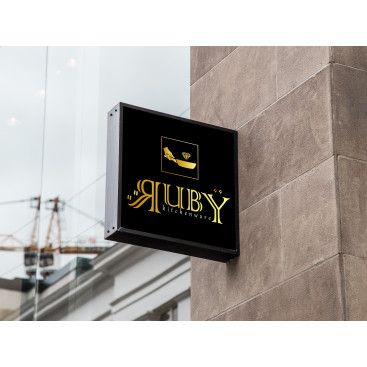 ''RUBY'' ismine logo çalışması  yarışmasına tasarımcı GüloDesign tarafından sunulan  tasarım 