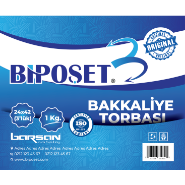 BAKKALİYE TORBASI  DIŞ AMBALAJ TASARIMI yarışmasına tasarımcı Oguzhanyz tarafından sunulan  tasarım 