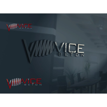 VİÇE BETON Logo Yarışması Başladı yarışmasına tasarımcı grfkismail tarafından sunulan  tasarım 