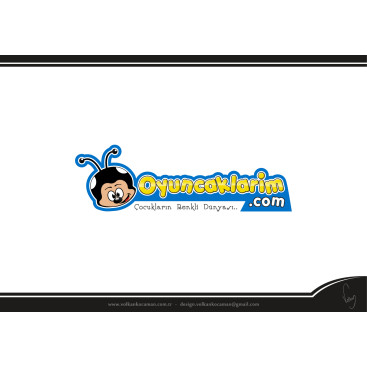 Oyuncak sitemize yeni logo tasarımı  yarışmasına tasarımcı volkanKocaman tarafından sunulan  tasarım 
