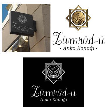 Zümrüd-ü Anka Konağı Logo Çalışması yarışmasına tasarımcı SultBade tarafından sunulan  tasarım 