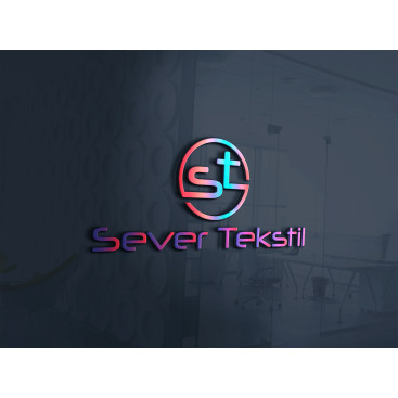 Tekstil firma logosu yarışmasına tasarımcı By Sönmez tarafından sunulan  tasarım 