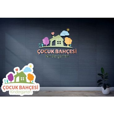 Kres gündüz cocuk bakimevi icin logo  yarışmasına tasarımcı jmedia tarafından sunulan  tasarım 