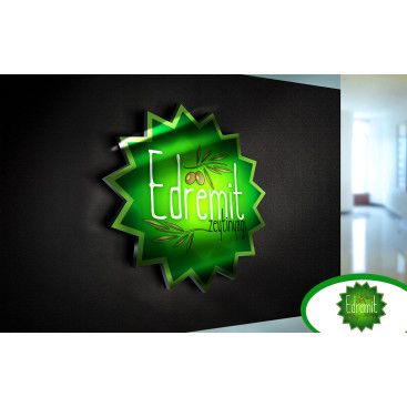 EDREMİT ZEYTİNYAĞI yarışmasına tasarımcı Grafiksir™ tarafından sunulan  tasarım 