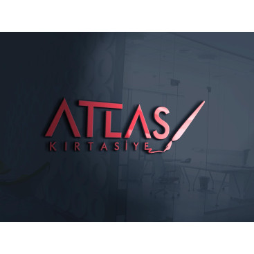Atlas Kırtasiye yeni logosunu arıyor  yarışmasına tasarımcı 48eylül tarafından sunulan  tasarım 