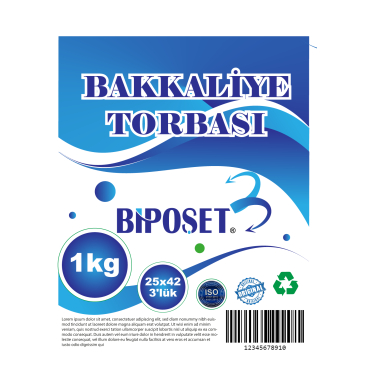 BAKKALİYE TORBASI  DIŞ AMBALAJ TASARIMI yarışmasına tasarımcı merter tarafından sunulan  tasarım 