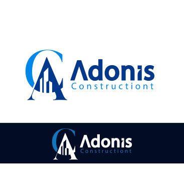 Adonis Construction Logo Tasarımı yarışmasına tasarımcı LogoExper tarafından sunulan  tasarım 