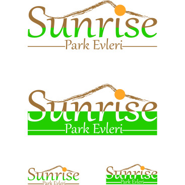 Sunrise Park Evleri Logo tasarımı yarışmasına tasarımcı semraates tarafından sunulan  tasarım 