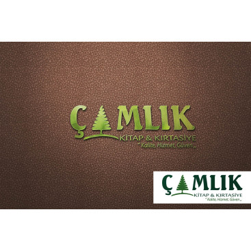ÇAMLIK KİTAP-KIRTASİYE İÇİN LOGO TASARIM yarışmasına tasarımcı deryaatsn tarafından sunulan  tasarım 
