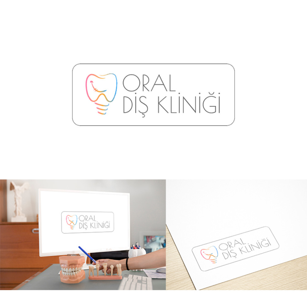 Oral Diş Kliniği - Logo Tasarımı yarışmasına derinozge tarafından girilen tasarım