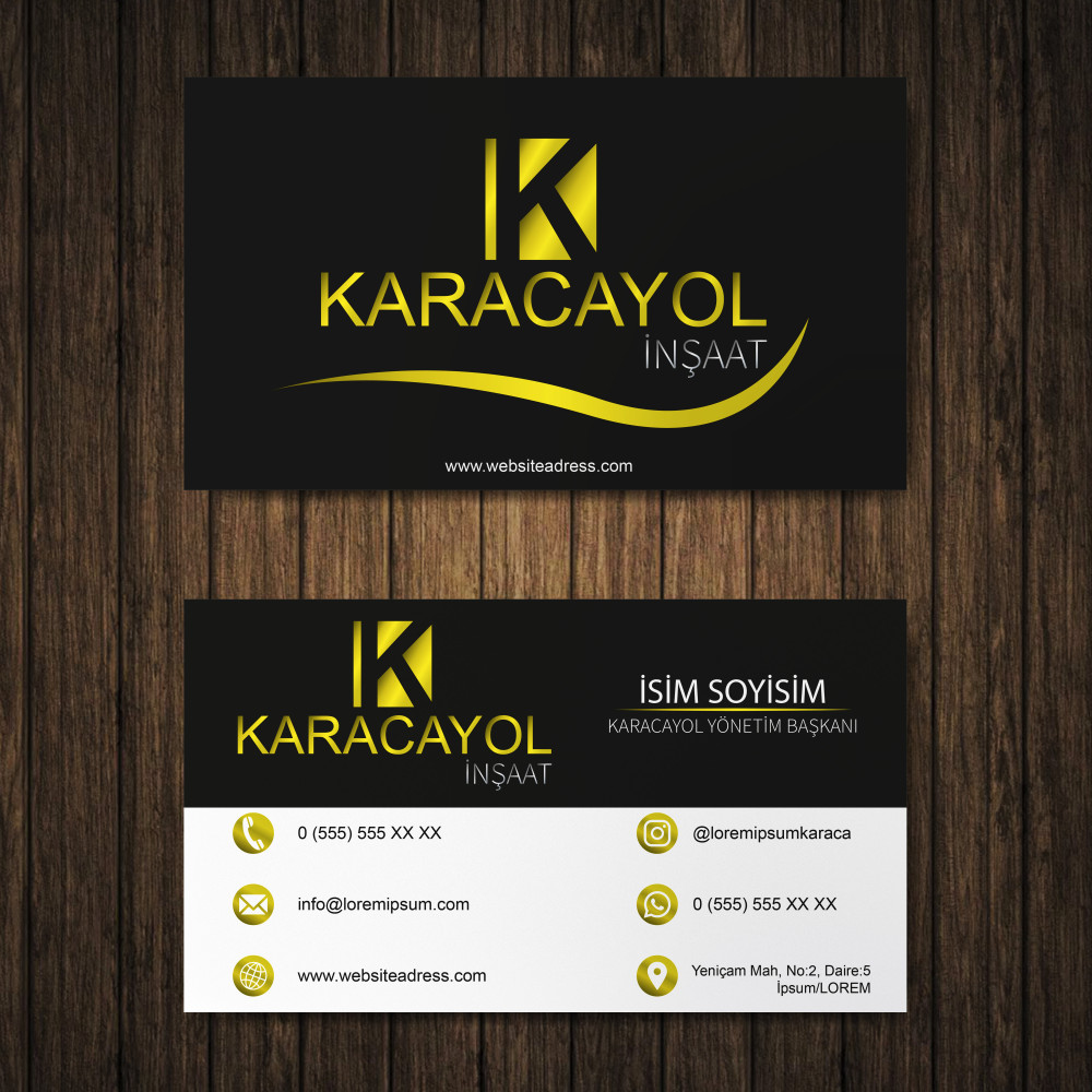 Firmamız için Logo ve Kartvizit tasarımı