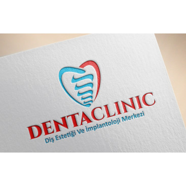 Diş kliniği logo tasarımı yarışmasına tasarımcı wAres tarafından sunulan  tasarım 