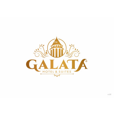 Galata Hotel & Suites Logo tasarımı yarışmasına tasarımcı ASL REKLAM tarafından sunulan  tasarım 
