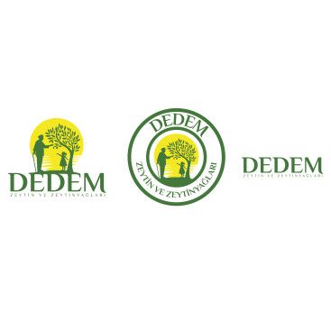 dedem zeytin ve zeytinyağlari için logo yarışmasına tasarımcı GIH tarafından sunulan  tasarım 