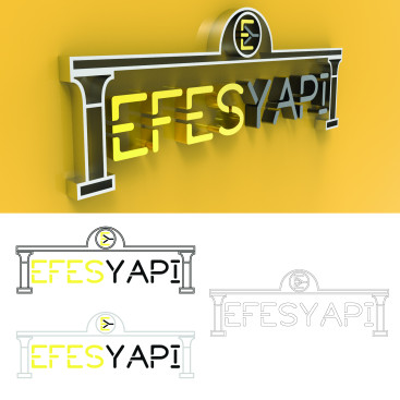 YENİ KURULAN İNŞAAT FİRMA LOGO TASARIMI yarışmasına tasarımcı akinerakyuz tarafından sunulan  tasarım 