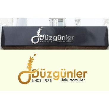 Yeni açılacak unlu mamüller-pastane-cafe yarışmasına tasarımcı DamlaÖzay tarafından sunulan  tasarım 