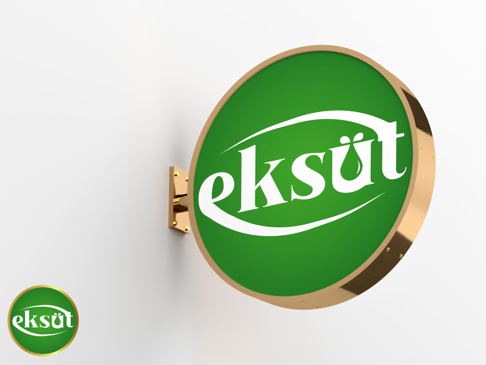 Tasarlayan ALFA™-EK süt logosu farklı bir logo sıradışı 