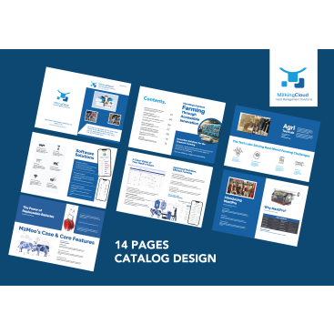 Süt İşletmeleri için Dijital ve Akıllı Çözümler yarışmasına tasarımcı visual_as_usual tarafından sunulan  tasarım 