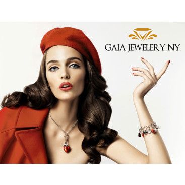 GAIA NY Taki Markasi Icin Logo Tasarimi yarışmasına tasarımcı designburak tarafından sunulan  tasarım 