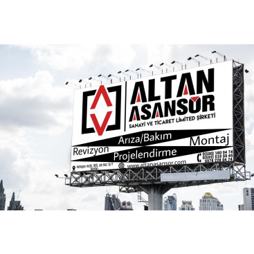 Ana yol kenarlarına tabela tasarımı yarışmasına tasarımcı DesignerErdem tarafından sunulan  tasarım 