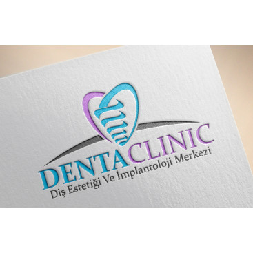 Diş kliniği logo tasarımı yarışmasına tasarımcı wAres tarafından sunulan  tasarım 
