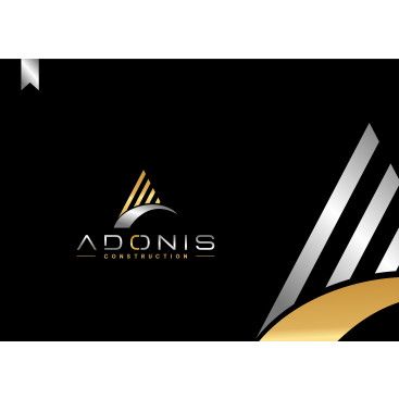 Adonis Construction Logo Tasarımı yarışmasına tasarımcı ogzhnygns tarafından sunulan  tasarım 
