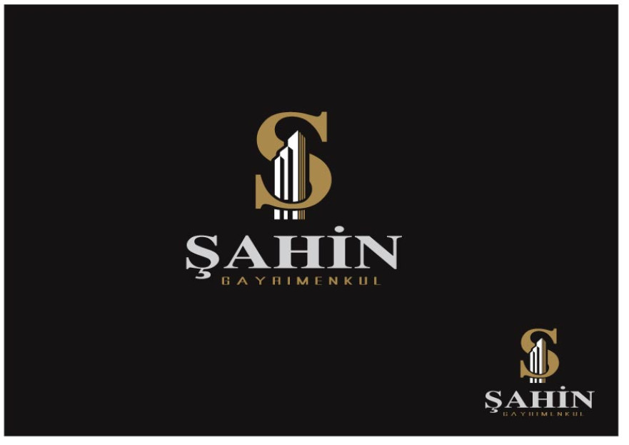 Şahin Gayrimenkul Logo + Kurumsal Kimlik yarışmasına tasarımcı Chiwely tarafından sunulan  tasarım 
