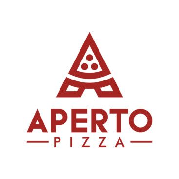APERTO PİZZA LOGOSUNU ARIYOR yarışmasına tasarımcı Ersin Esra tarafından sunulan  tasarım 