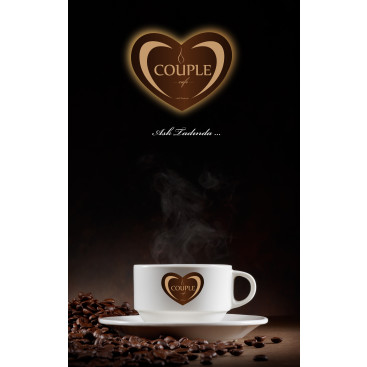 Cafe Logo tasarımı yarışmasına tasarımcı Visual_Communication_Design tarafından sunulan  tasarım 