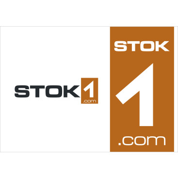 STOK1.COM  E-TİCARET SİTESİ  LOGO  yarışmasına tasarımcı RΛPİDO tarafından sunulan  tasarım 