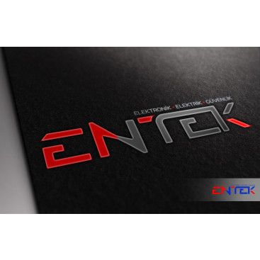 elektironik firma logosu yarışmasına tasarımcı ömerSD tarafından sunulan  tasarım 