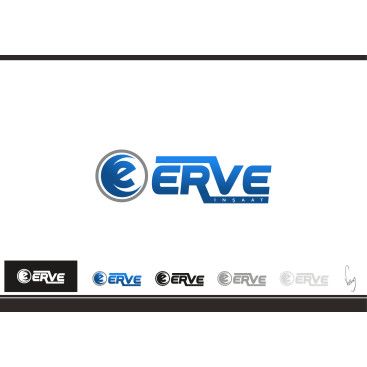 ERVE İnşaat İçin Logo+KurumsalKimlik yarışmasına tasarımcı volkanKocaman tarafından sunulan  tasarım 