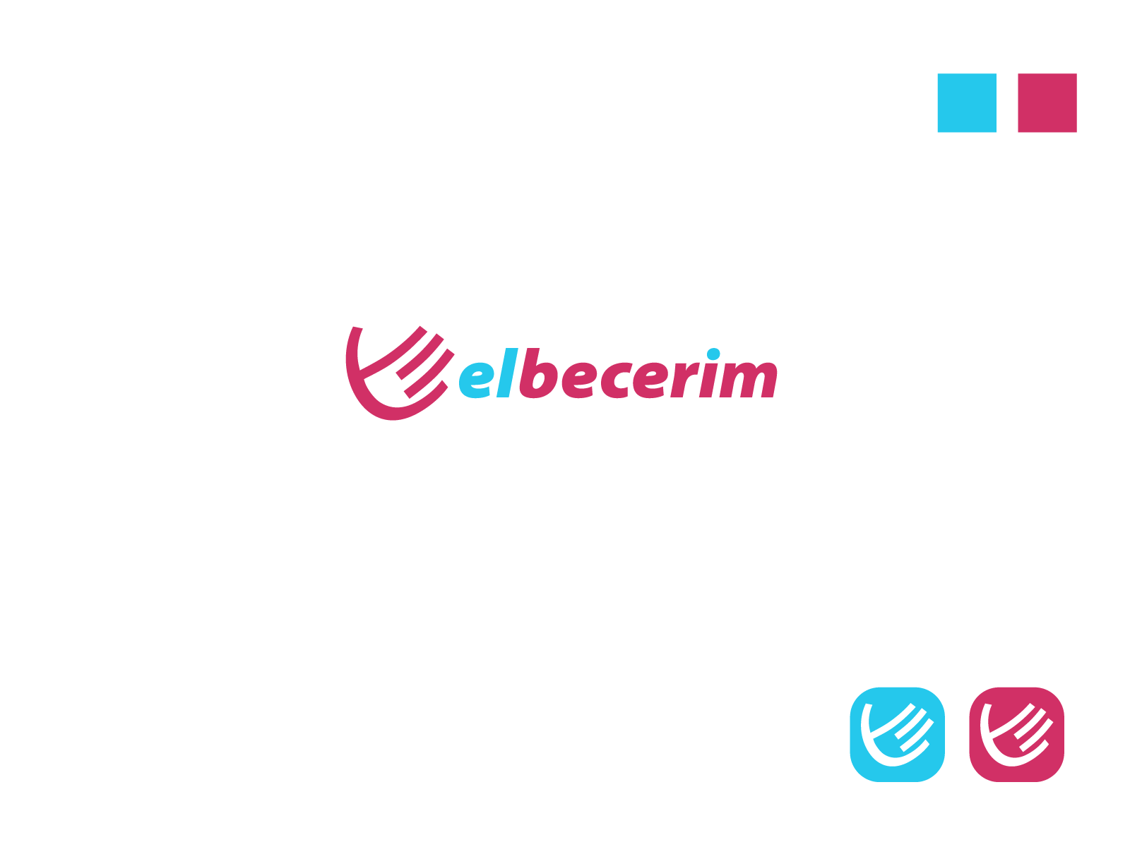 Tasarlayan gokhandesignr-Elbecerim Pazaryeri Marka Logo Tasarımı