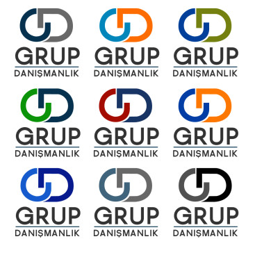 Grup Danismanlik (GD) Logo Tasarimi yarışmasına tasarımcı peraworks tarafından sunulan  tasarım 
