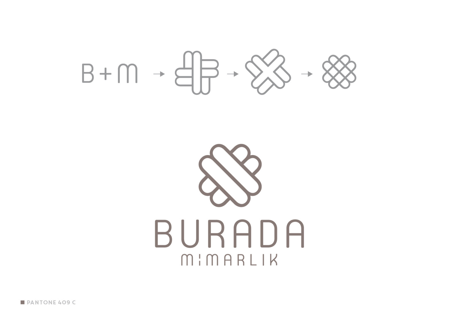 Tasarlayan Metteyya-Burada Mimarlık Logo Tasarımı