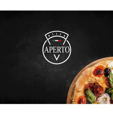 APERTO PİZZA LOGOSUNU ARIYOR yarışmasına tasarımcı Chiwely tarafından sunulan  tasarım 