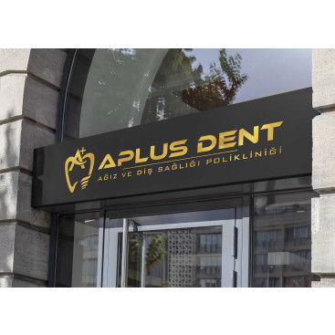 Diş klinigi logosu yarışmasına tasarımcı A.Güler tarafından sunulan  tasarım 