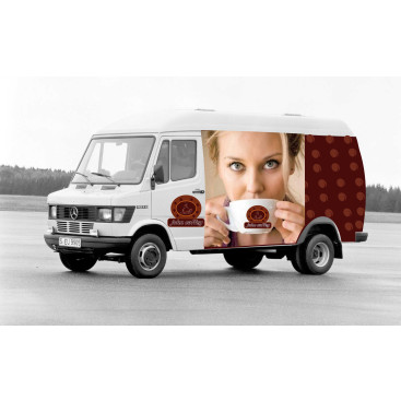 John Coffey Minibüs Giydirme yarışmasına tasarımcı Sedat Muti tarafından sunulan  tasarım 