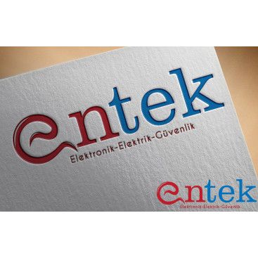 elektironik firma logosu yarışmasına tasarımcı enesguldali tarafından sunulan  tasarım 