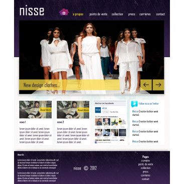 Moda Web Site Tasarım yarışmasına tasarımcı yascan tarafından sunulan  tasarım 